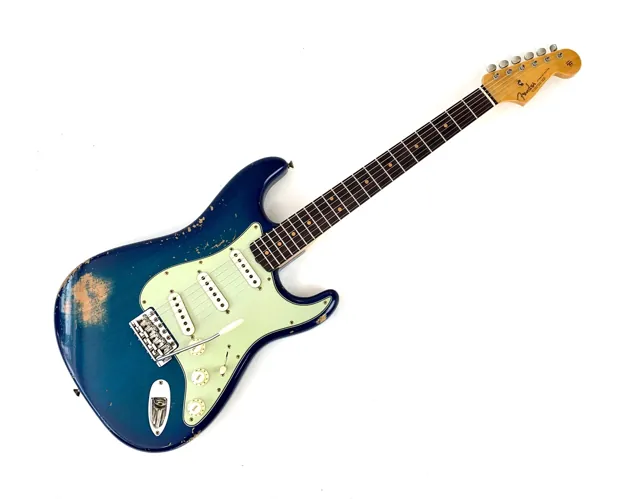 Fender Stratocaster 64 L-Series Heavy Relic Custom Shop 2025 Blue Burst - Image 1