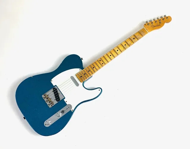 Fender Nocaster 51 Relic Telecaster 20th Anniversary Custom Shop 2015 Blue Sparkle - Image 1