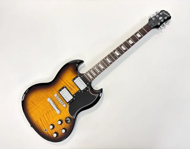 Epiphone G-400 Deluxe 2004 Vintage Sunburst - Image 1