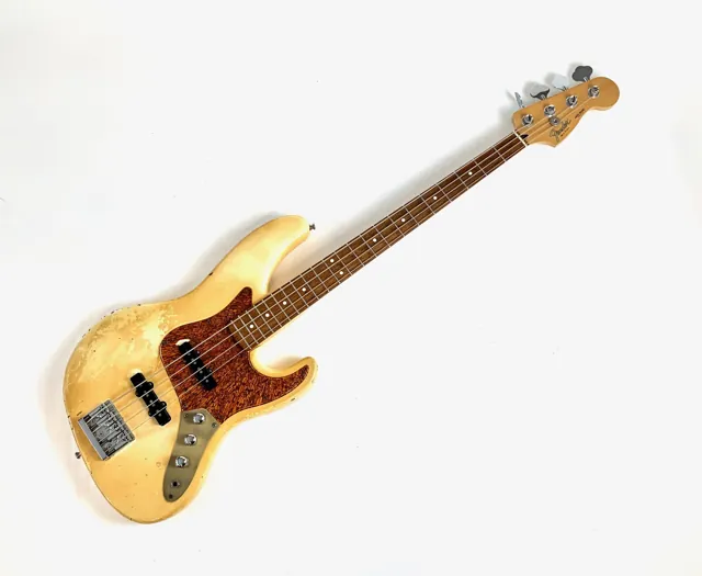 Fender Jazz Bass American Standard Long Horn 1991 Vintage White - Image 1