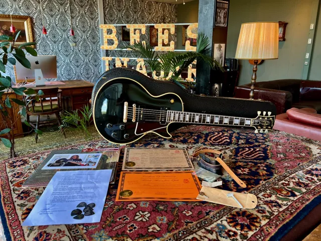 Rock Star owned 1956 Gibson Les Paul Custom Black Beauty Alnico-V - Image 1