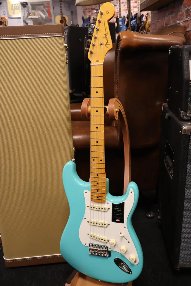 Fender American Vintage II 1957 Stratocaster Sea Foam Green (USED) - Image 1