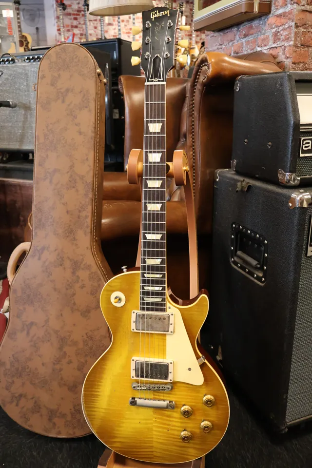 Gibson Murphy Lab 1959 Les Paul Standard Green Lemon Fade Heavy Aged (USED) - Image 1