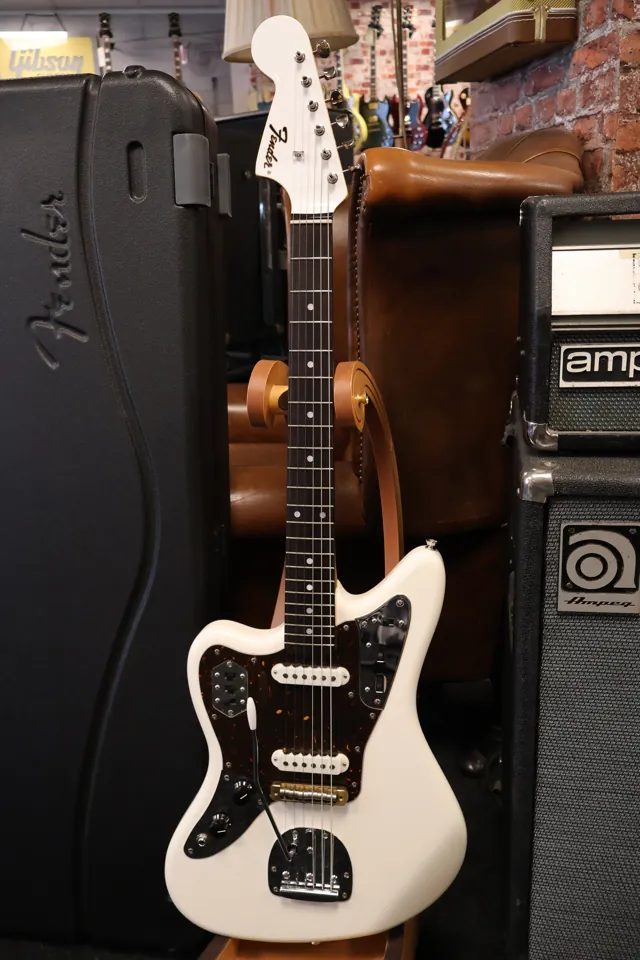 Fender 2019 Jaguar MIJ Lefty Artic White (Used) - Image 1