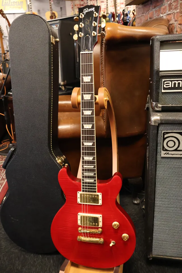 Gibson 1998 Les Paul Double Cutaway Tranlusant Red - Image 1