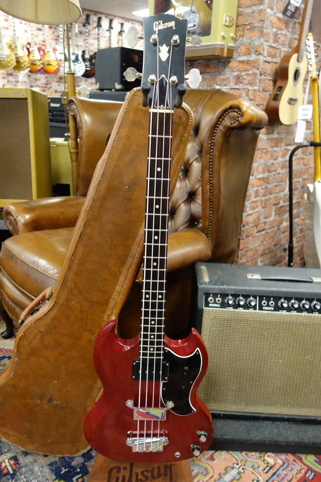 Gibson EB-0 1962 Cherry with OHSC - Image 1