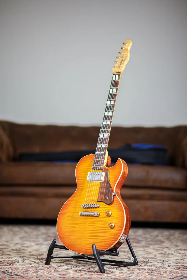 Smitty Custom Classic Boutique SC | Flamed Amber Burst - Image 1