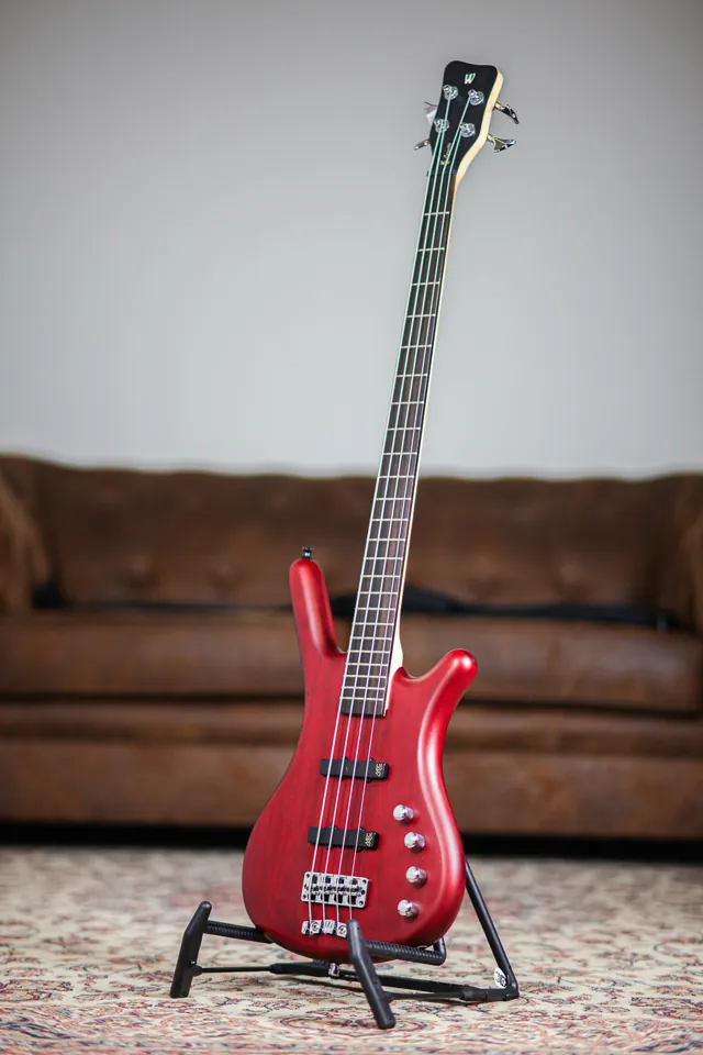 Warwick Rockbass Corvette Active | Red Oil - Image 1