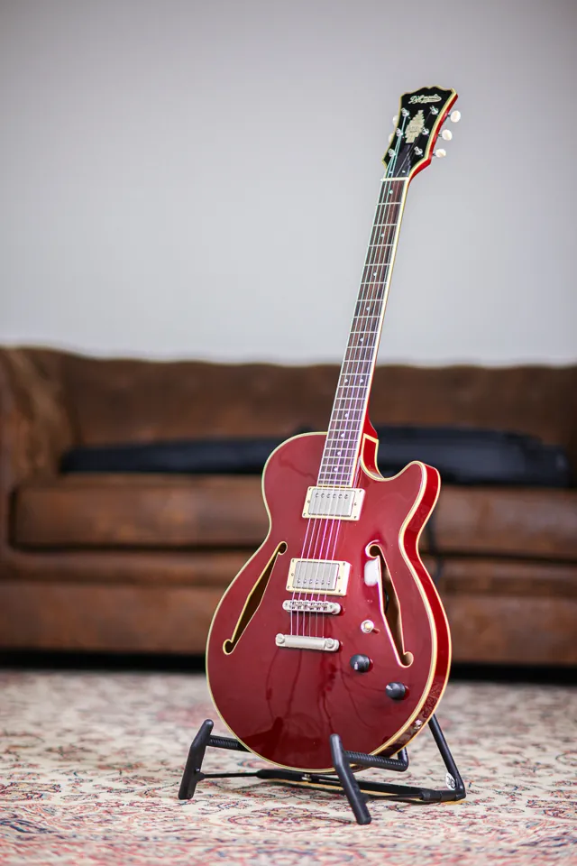 D'Angelico Excel SS Tour | Wine Red - Image 1