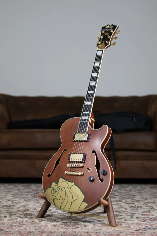D'Angelico Premier Grateful Dead SS | Walnut - Image 1