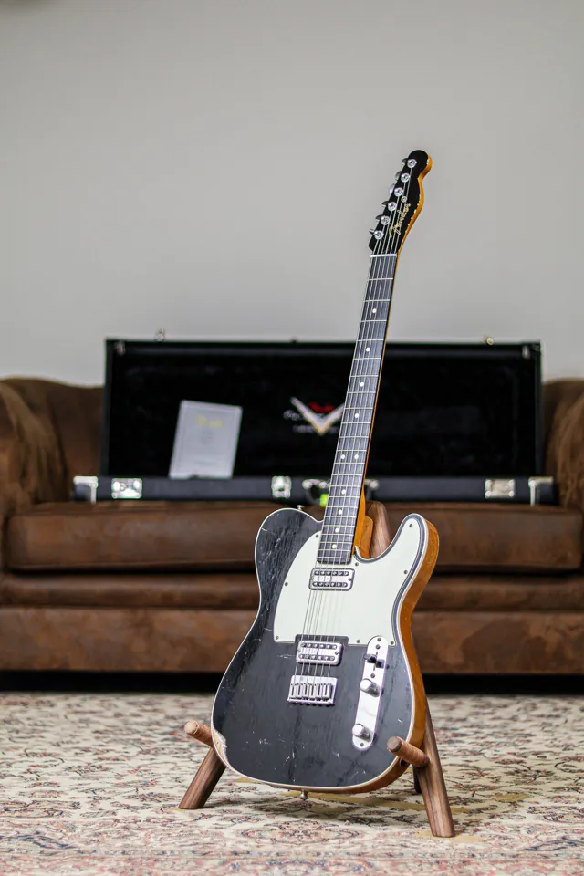 Fender Custom Shop Telecaster Relic 2014 | Black - Image 1
