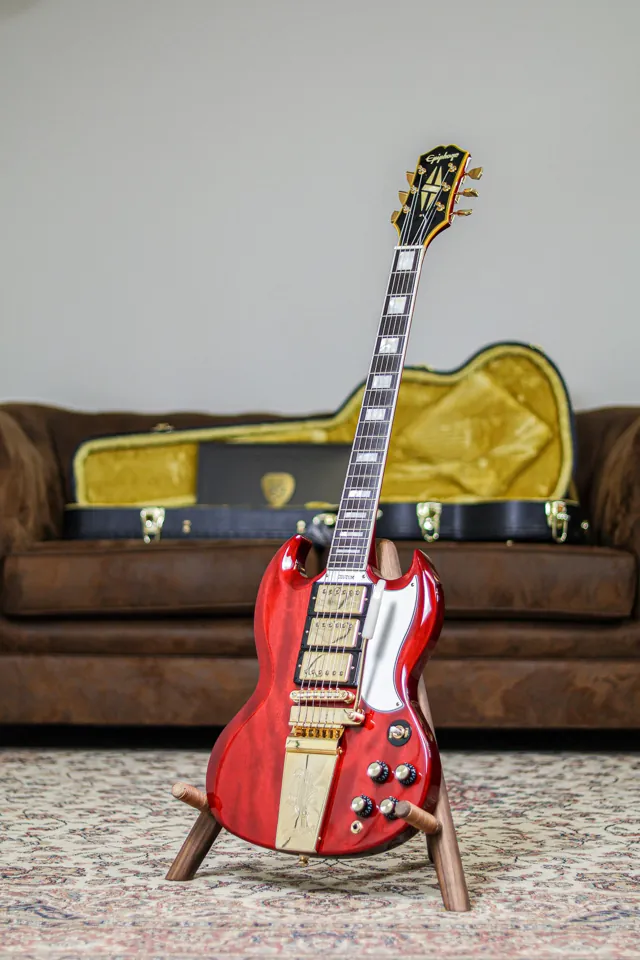 Epiphone Joe Bonamassa 1963 SG Custom 2023 | Dark Wine Red - Image 1