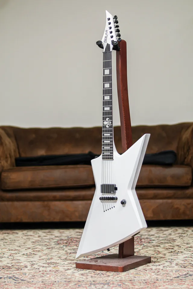 Solar V1.6 Kirk Windstein Signature 2021 | Matte White - Image 1