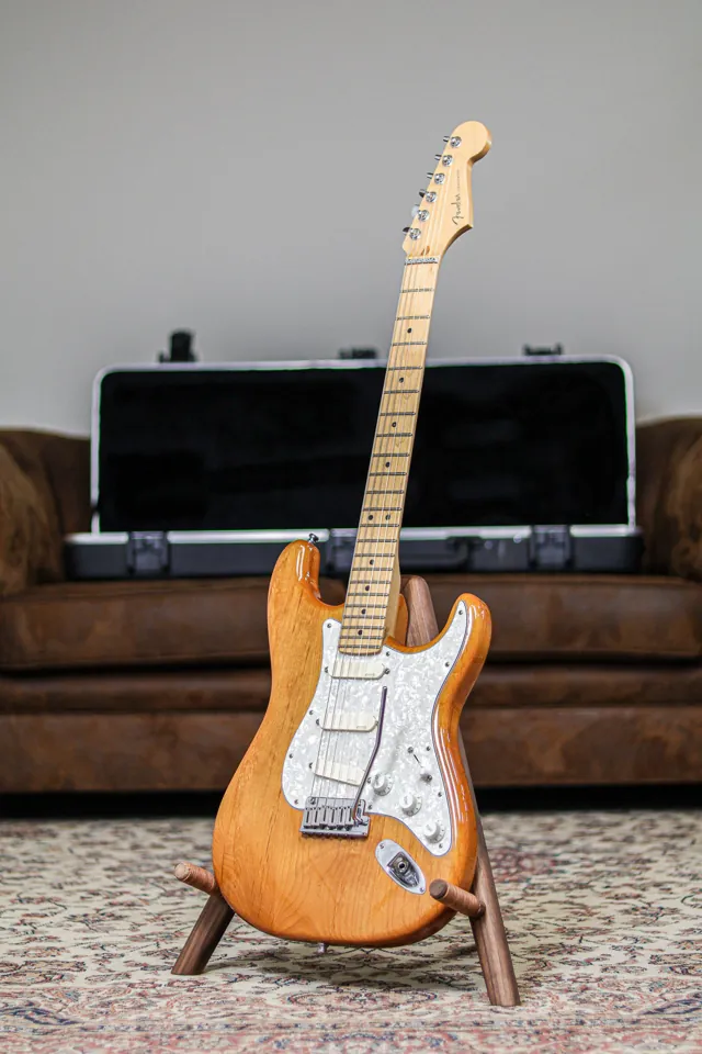 Fender American Deluxe Strat Gilmour 2012 | Natural Ash - Image 1