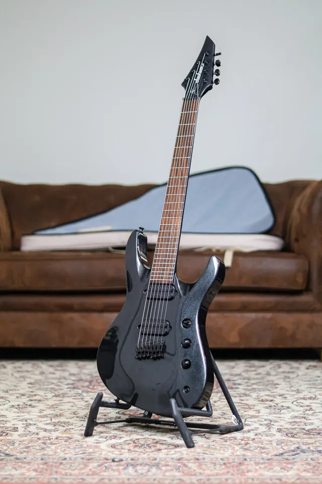 Jackson Pro Series Chris Broderick Signature Soloist HT7 | Black Metallic - Image 1