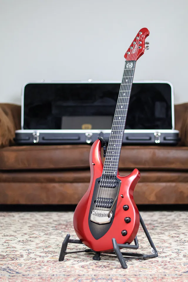 Ernie Ball Music Man Majesty | Iced Crimson - Image 1