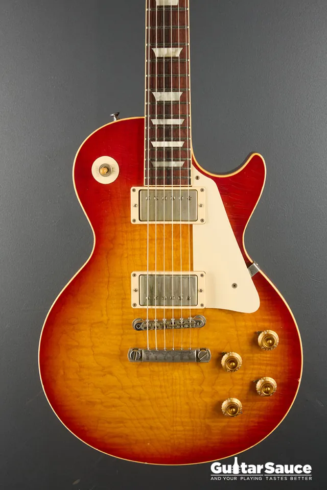 Gibson Custom Shop Les Paul Tom Murphy Aged 50 th Anniversary 58 Figured Cherry 2008 Used - Image 1