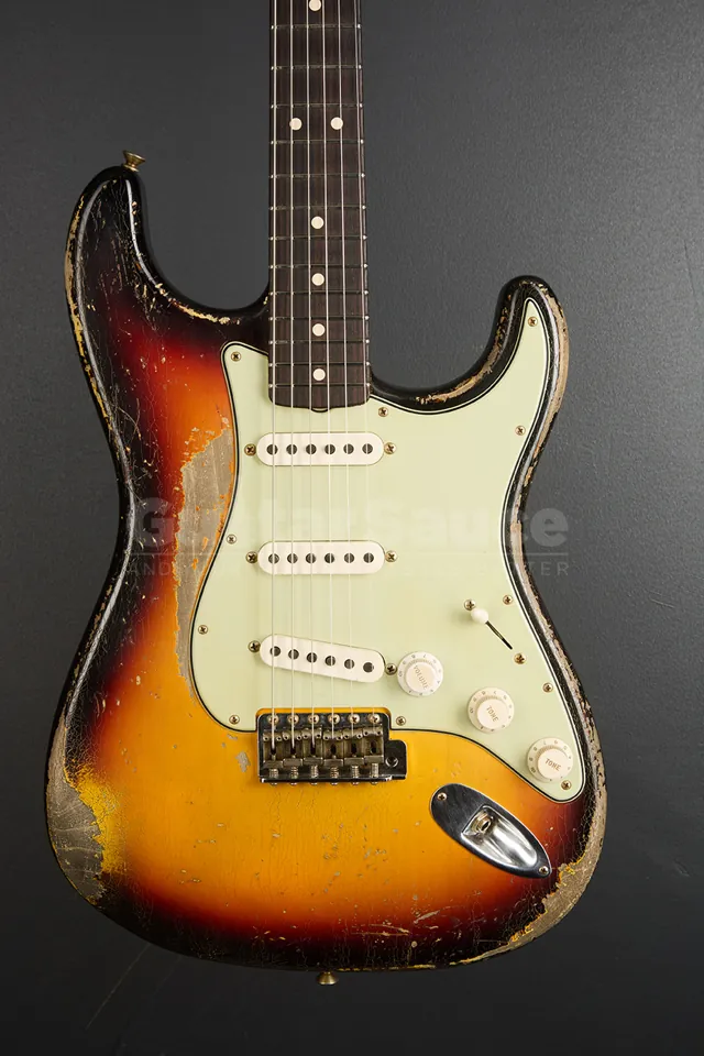 Fender Custom Shop Masterbuilt Greg Fessler 63 Stratocaster Relic 3 Tone Sunburst 2025 Used - Image 1