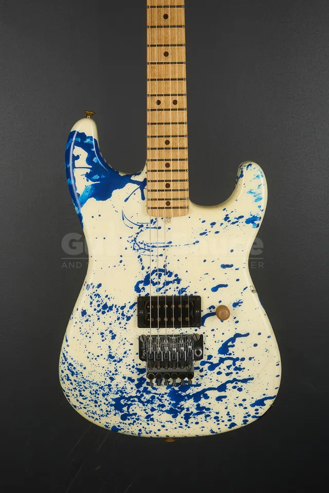 Charvel Legacy 3 Relic White and Blue 2008 Used - Image 1