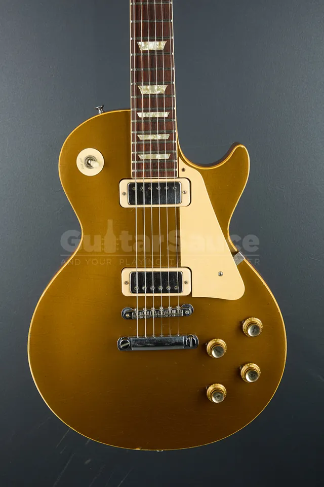Gibson Les Paul Deluxe Goldtop 1971 Original Vintage - Image 1