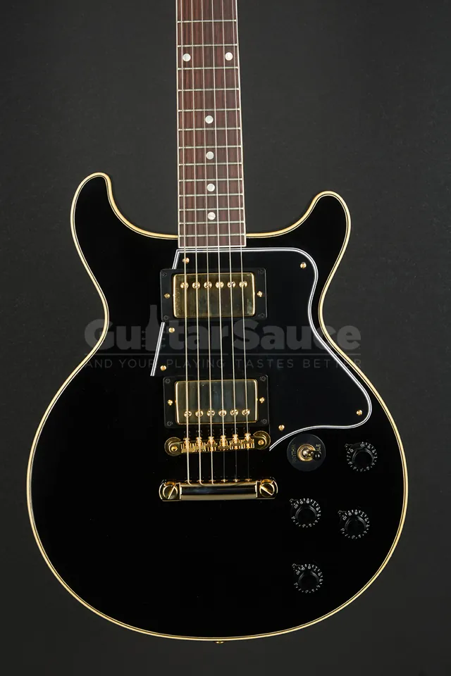 Gibson Custom Shop Les Paul Double Cut DC M2M Black Gloss 2026 Used - Image 1