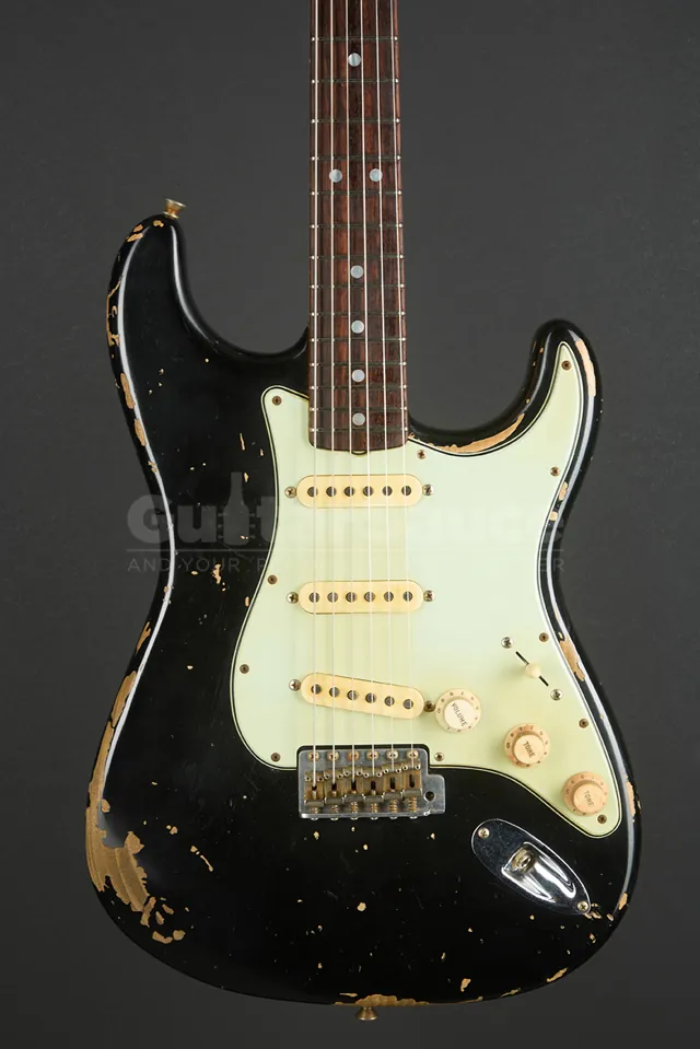 Fender Custom Shop Masterbuilt Jason Smith Stratocaster Landau 68 Relic Black 2020 Used - Image 1