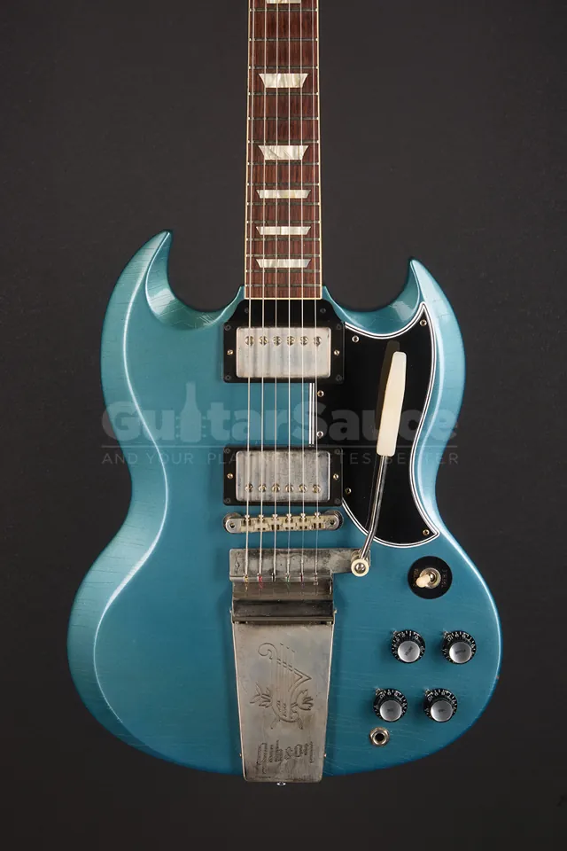 Gibson Custom Shop 64 SG Murphy Lab Pelham Blue 2022 Used - Image 1