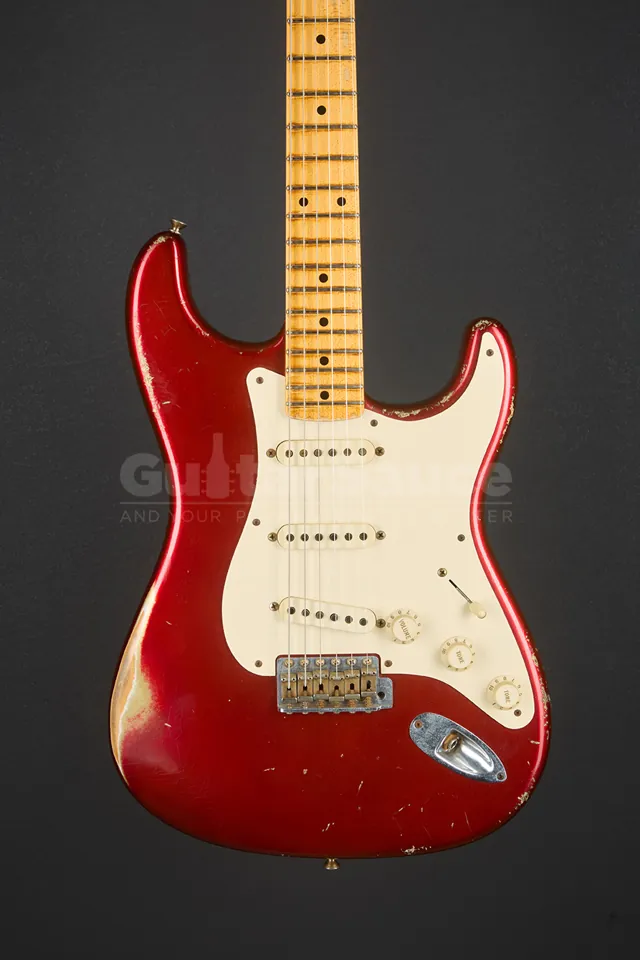 Fender Custom Shop Masterbuilt Yuriy Shishkov 50’s Stratocaster Relic Candy Apple Red 2020 Used - Image 1