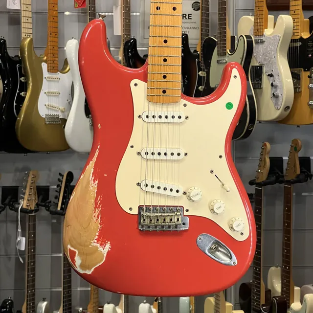Fender Custom Shop Stratocaster 56 Fiesta Red Relic - Image 1