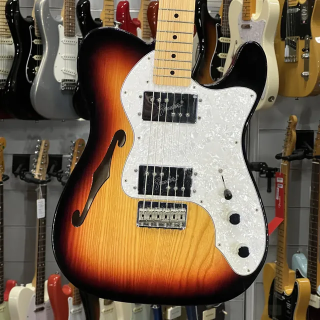 Fender Classic Series 72 Telecaster Thinline Sunburst - Image 1