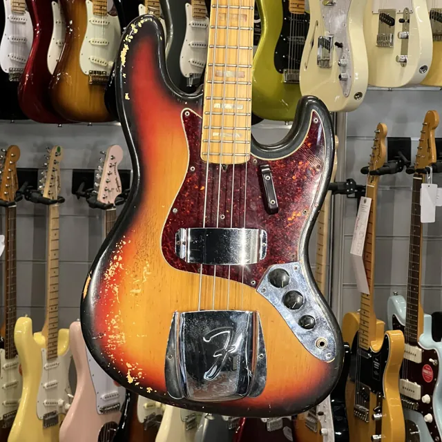 Fender 1973 Jazz Bass Sunburst Mn True Vintage - Image 1