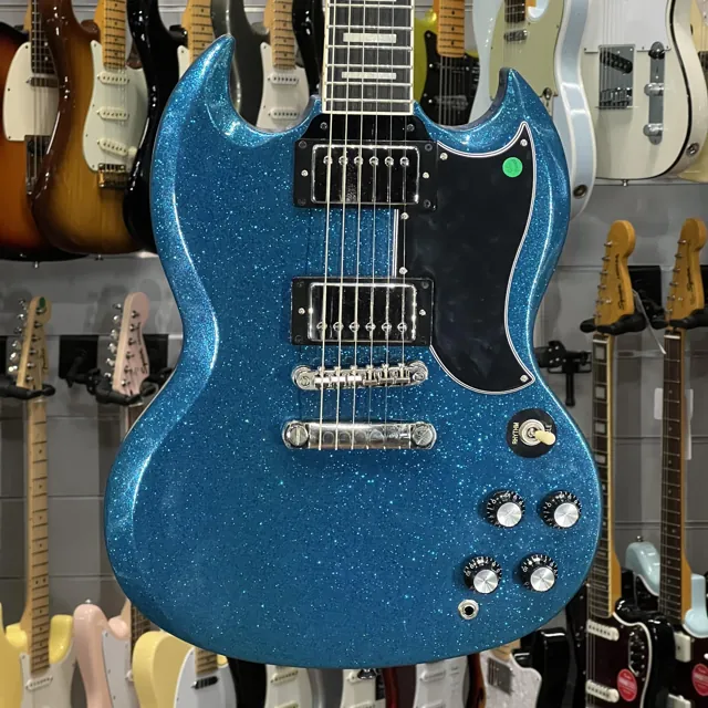 Epiphone Sg Custom Brunswick Blue Sparkle - Image 1
