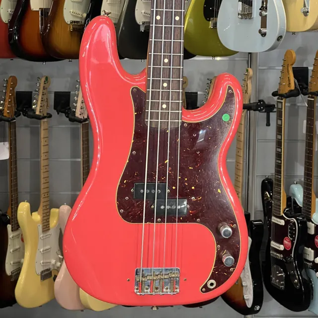 Fender Custom Shop Pino Palladino Precision Bass Fiesta Red Over Desert Sand Relic 2022 - Image 1