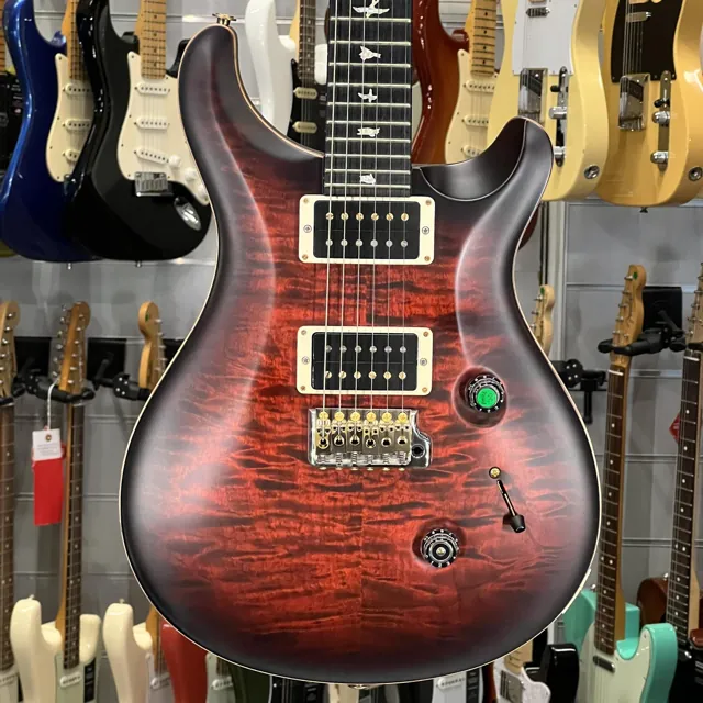 Paul Reed Smith Custom 24 Core Ten 10 Top Fire Red Burst - Image 1