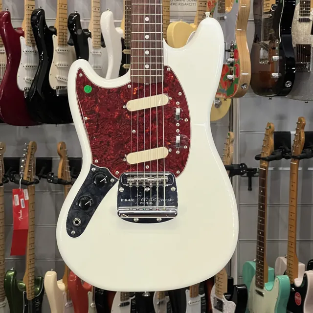 Fender Traditional 60s Mustang Ltd Japan Left Hand Olympic White - Image 1
