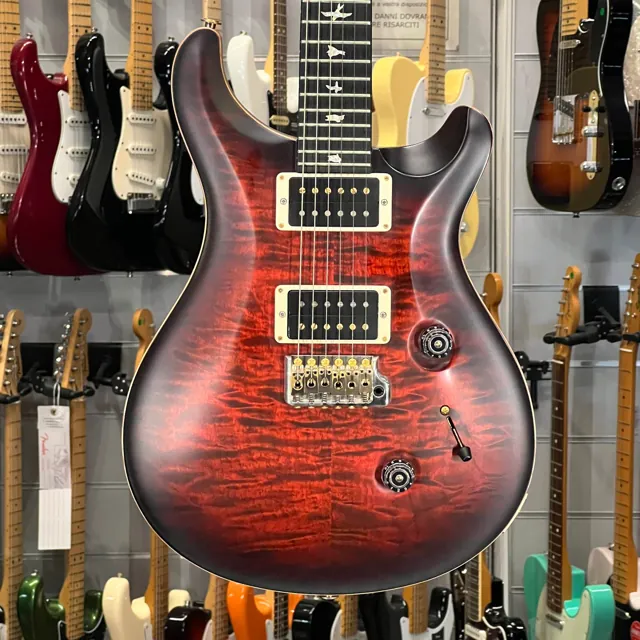 Prs Custom 24 Core Fire Red Burst