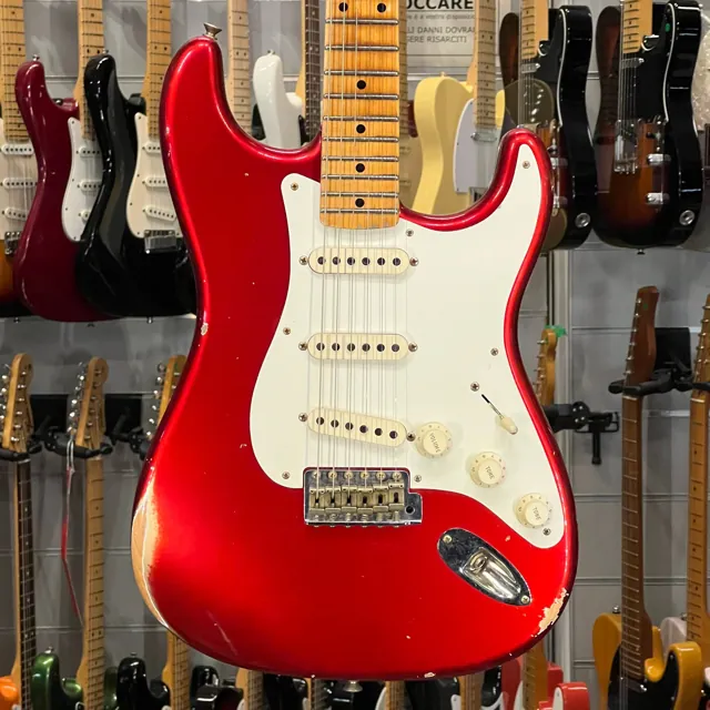 Fender Custom Shop Stratocaster 58 Faded Aged Candy Apple Red Relic 2024 - Image 1