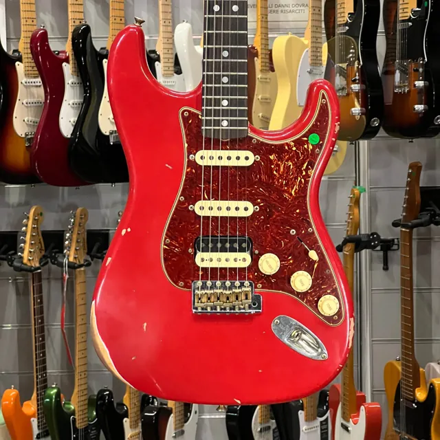 Fender Custom Shop Ltd 67 Stratocaster Hss Dakota Red Relic - Image 1
