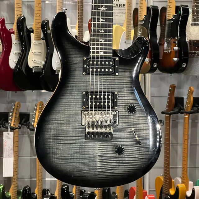 Prs Se Custom 24 Fr Floyd Rose Charcoal Burst - Image 1