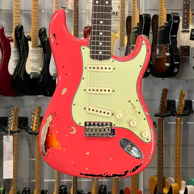 Fender Custom Shop 1963 Stratocaster Michael Landau Fiesta Red - Image 1