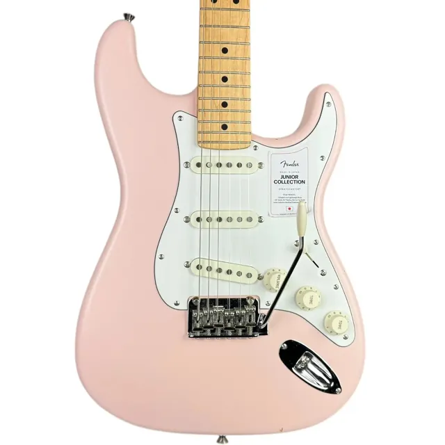 Fender Japan Junior Collection Stratocaster 2023 - Shell Pink - Image 1