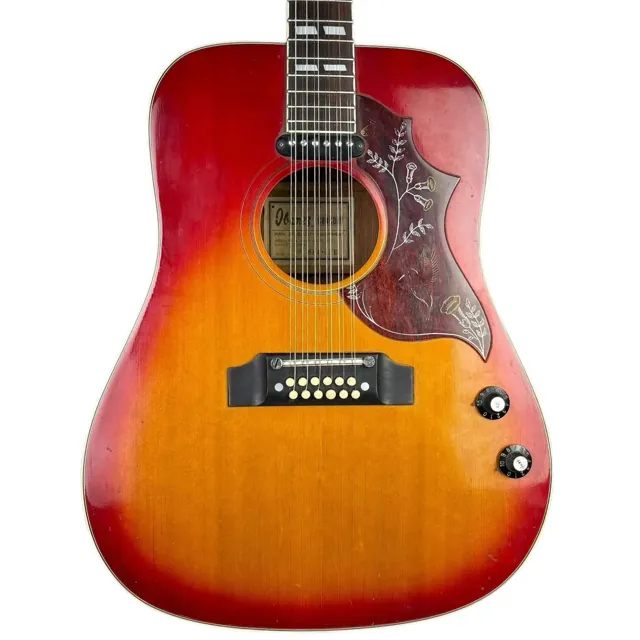 Ibanez Concord Akustik 684-12E 1974-1978 - Cherry Sunburst - Image 1