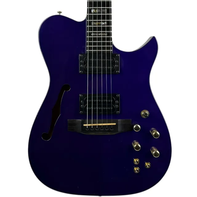 Carvin USA AE185 Thinline Tele - Purple - Image 1