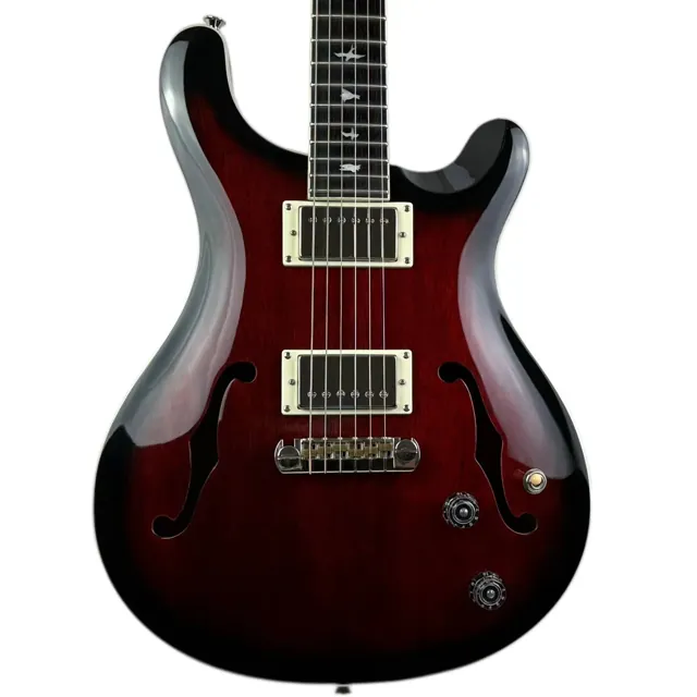 PRS SE Hollowbody Standard 2021 - Fire Red Burst - Image 1