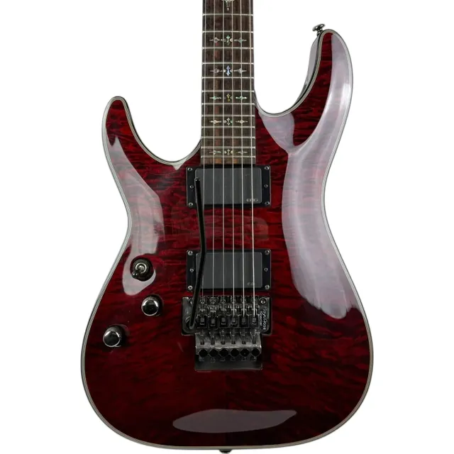 Schecter Damien Elite FR 2014 - Crimson Red - Image 1