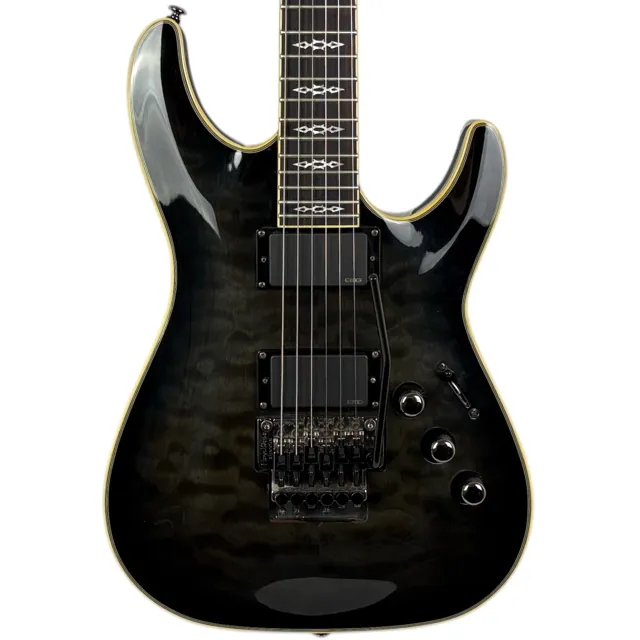 Schecter Diamond Series Hellraiser Special 2010 - Trans Black - Image 1