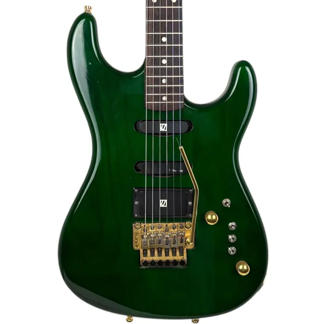 Lake Placid Custom by Andre Waldenmaier HSS Floyd Rose 1995 - See Thru Green - Image 1