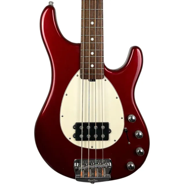 Music Man Ernie Ball Sterling 4H Bass 2000 - Candy Apple Red - Image 1