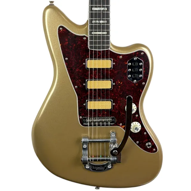 Fender Gold Foil Jazzmaster 2023 - Shoreline Gold - Image 1