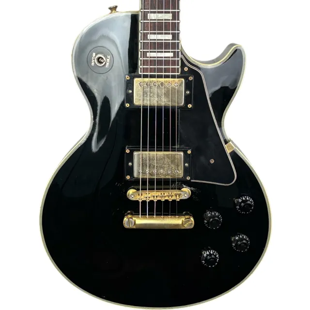 Burny RLC Les Paul Custom - Ebony - Image 1
